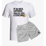 Combo Camiseta Algodão + Short Mauricinho Tactel Verão 2024 Use Clan