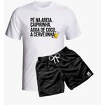 Combo Camiseta Algodão + Short Mauricinho Tactel Verão 2024 Use Clan