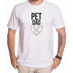 Camiseta Pai de Pet Gato Cachorro Cat Dog