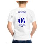 Camiseta Infantil Minha Primeira Copa Futebol Brasil Personalizada Com Nome