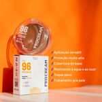 Protetor Solar Pro Cream Multifuncional FPS96 FPUVA43 14g - PRO10 - Pink Cheeks