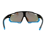 Óculos de Sol Performance Máscara Dresden Preto e Azul c/ Moldura Removível - Polarizado UV400