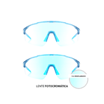 Óculos de Sol Performance Máscara Fotocromático Azul Capri - Polarizado UV400