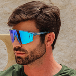 Óculos de Sol Performance Máscara Fotocromático Azul Capri - Polarizado UV400