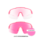 Óculos de Sol Performance Máscara Fotocromático Rosa Coimbra - Polarizado UV400