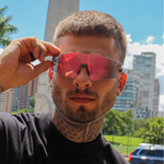 Óculos de Sol Performance Máscara Fotocromático Vermelho Nápoles - Polarizado UV400
