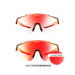 Óculos de Sol Performance Máscara Fotocromático Vermelho Nápoles - Polarizado UV400