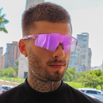 Óculos de Sol Performance Máscara Fotocromático Roxo Nice - Polarizado UV400