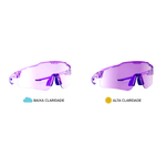 Óculos de Sol Performance Máscara Fotocromático Roxo Nice - Polarizado UV400