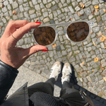 Óculos de Sol Aviador Transparente Premium Algarve UV400