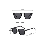 Óculos de Sol Aviador Preto Premium Tahiti UV400