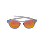 Óculos de Sol Redondo Cinza Lente Laranja Split UV400