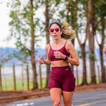 Óculos de Sol Redondo Cinza Lente Laranja Split UV400