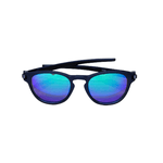 Óculos de Sol Redondo Preto Lente Azul Maui UV400