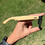 Óculos de Sol Clássico Madeira Maré Preto UV400