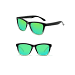 Óculos de Sol Preto e Verde Clássico Bicolor Mônaco - Polarizado UV400
