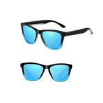 Óculos de Sol Preto e Azul Clássico Bicolor Oslo - Polarizado UV400