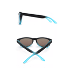 Óculos de Sol Preto e Azul Clássico Bicolor Oslo - Polarizado UV400