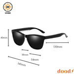 Óculos de Sol Preto Clássico Dubai - Polarizado UV400
