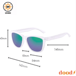 Óculos de Sol Branco Clássico Pequim - Polarizado UV400