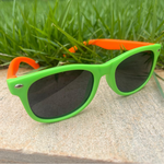 Óculos de Sol Clássico Infantil Verde e Laranja - Polarizado UV400