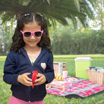 Óculos de Sol Clássico Infantil Rosa - Polarizado UV400