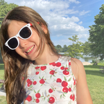 Óculos de Sol Clássico Infantil Rosa e Verde - Polarizado UV400
