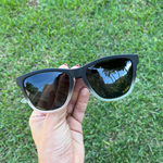 Óculos de Sol Preto Clássico Bicolor Gramado Polarizado UV400