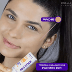Protetor Solar Facial Pro Stick Com Cor PRO15 FPS 96 FPUVA 43 - Pink Cheeks
