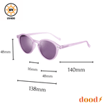 Óculos de Sol Redondo Lilás Candy Creta Polarizado UV400