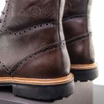 Bota Coturno Casual Brogue Faway Berkley Café