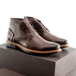 Bota Coturno Casual Masculino Faway Carbon Café