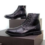 Bota Coturno Casual Masculino Faway Trons Preto