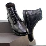 Bota Coturno Casual Masculino Faway Trons Preto
