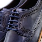 Sapato Casual Derby Brogue Durhan Marinho