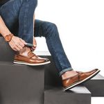 Sapato Casual Loafer Durhan Faway Whisky 