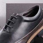 Sapato Casual Masculino Oxford Mood Sidetrack Preto e Café