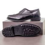 Sapato Casual Masculino Oxford Brogue Mood Transit Preto