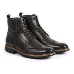 Bota Coturno Casual Masculino Faway Mundi Café