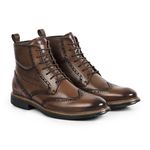 Bota Coturno Casual Masculino Faway Mundi Whisky