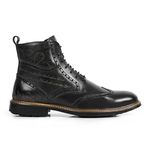 Bota Coturno Casual Masculino Faway Mundi Preto