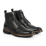 Bota Coturno Casual Masculino Faway Mundi Preto