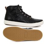 BOTA CASUAL MASCULINA FAWAY OSLO PRETA