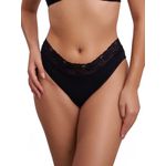 Calcinha Tanga Alta - Preto