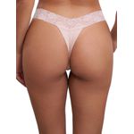 Calcinha Fio Dental Duplo - Bege