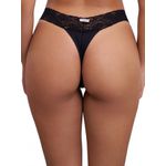 Calcinha Fio Dental - Preto