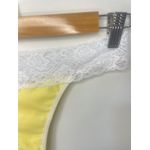 Calcinha Fio Dental Duplo - Amarela