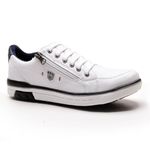 Sapatenis Masculino Franshoes Calce Facil Branco 189