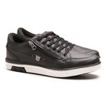 Sapatenis Masculino Franshoes Calce Facil Ziper Preto 189