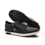 Sapatenis Masculino Franshoes Calce Facil Ziper Preto 189
